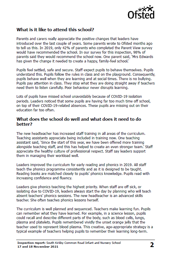 Common Road Infant and Nursery School tweet media