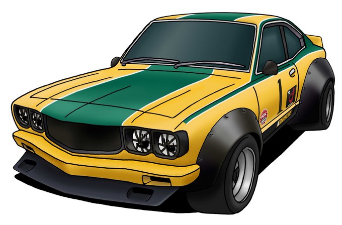 パワー「マツダ サバンナ RX-3 レーシング(1974年) 10A型ロータリーを