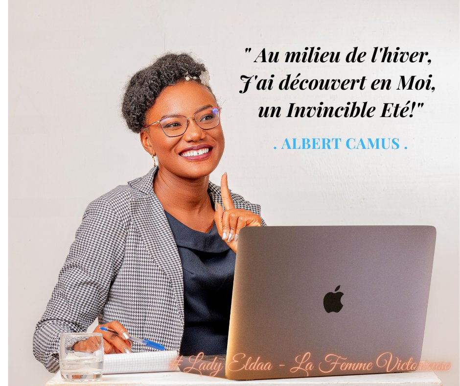 Excellent mois de Janvier à toutes et à tous! 
Je vous souhaite d'être résilient 💪et victorieux au dedans de vous-mêmes, quand l'adversité s'invite dans votre quotidien!
#Femme_Victorieuse
#Blessings