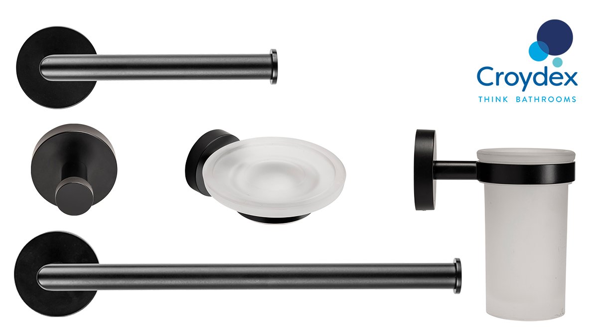 CroydexTrade's tweet photo. Coordinating accessories 

The Epsom Black range of Wall Mounted Accessories match perfectly with our Matt Black Wireware range.

You can see the full collection on our website, or speak to a member of our sales team:

☎️ +44 (0) 1264 365881
https://t.co/QO7ueDNvyX https://t.co/OLx7SGA13l