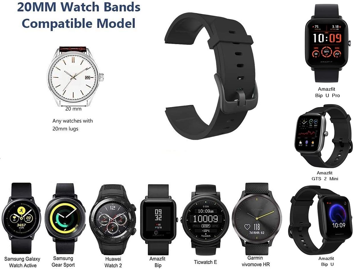 star_officials's tweet photo. Sounce 3 Pack 20mm Watch Straps Compatible for Amazfit GTS 2 Mini, Amazfit Bip/ Bip U/ Bip U Pro/ Bip Lite, Bip S, Amazfit Pop/ Pop Pro, Amazfit, Amazfit GTS/ GTS 2/ GTS 2e,Amazfit GTR Galaxy Watch Active 2, Gear S2 Classic, Samsung Gear Tre... https://t.co/2uaUBIdueE via @amazon https://t.co/IRyRFpYuGd