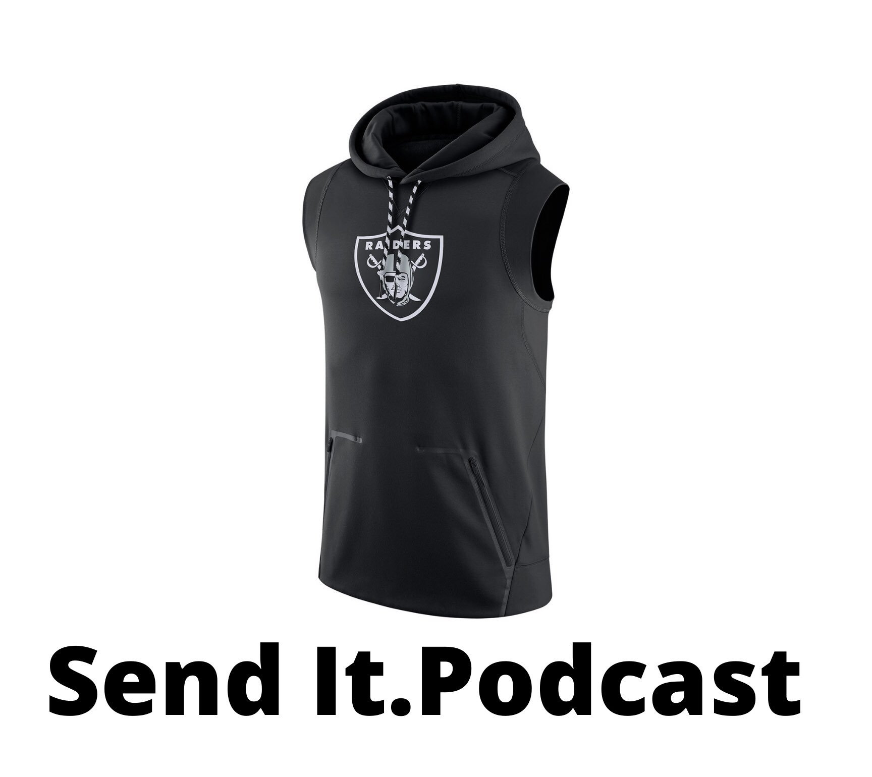 TOMS RIVER RAIDERS SLEEVELESS T SHIRT HOODIE (WHITE) TOMS RIVER RAIDERS SLEEVELESS T SHIRT HOODIE (WHITE)