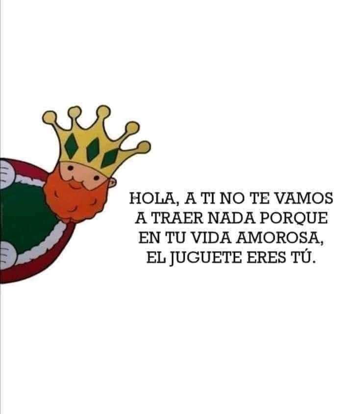 En este día de Reyes.