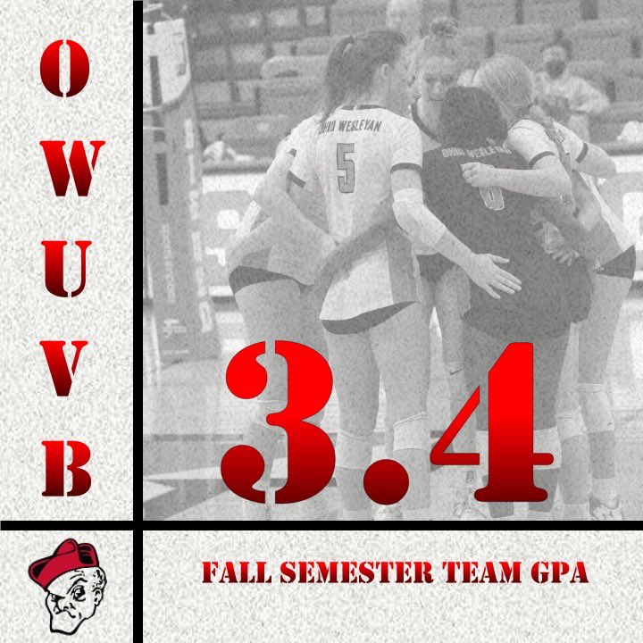 OWUVolleyball's tweet photo. Proud of this team and their efforts in the classroom! Two-thirds of this team had their first in season semester and they rocked it! Alex, KP, and Abby earned a perfect 4.0 and 12 earned Dean’s List (over 3.5)! Way to go Bishops! #owuvb #jagcup #studentathletes https://t.co/0R1eKwEwkE