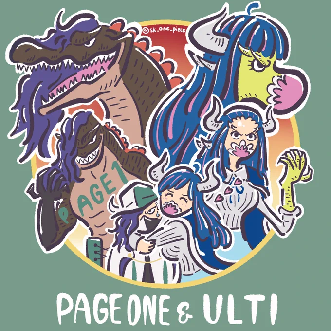 ページワン&amp;うるティ!🦖

人獣型の時だけおデコなうるティ

#ONEPIECE 