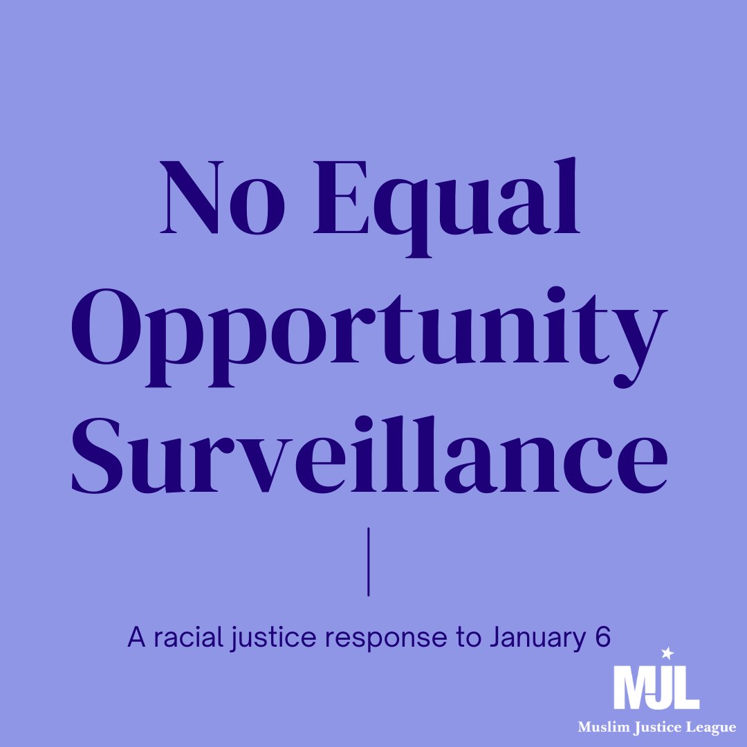 MuslimJustice's tweet image. In response to #January6th, Biden is increasing policing &amp;amp; surveillance instead of really addressing white supremacy. There's no equal opportunity surveillance, expanding DHS &amp;amp; DOJ will expand white supremacist violence. 

CVE cannot be rebranded. #StopCVE
bit.ly/CVE-WhiteSupre…
