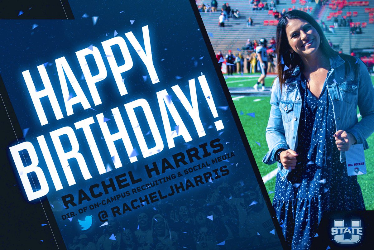 USUFootball's tweet photo. Happy Birthday to @racheljharris 🎉 https://t.co/TaF32wfYRx