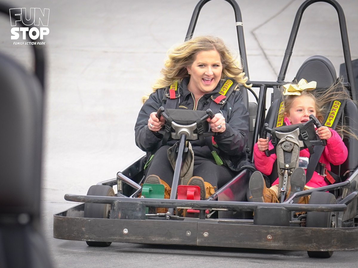 FunStopTN's tweet image. Enjoy racing your friends and family on our three different Go-Kart tracks! 🏁

Prices &amp;amp; Deals: funstoptn.com⠀
Open Daily 10am

#funstop #family #action #park #gokarts #kidrides #skyscraper #slingshot #zipline #pigeonforge #vacation #smokymountains