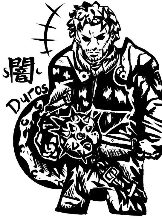 championsmel's tweet photo. Duros on Darkest Dungeon art style. Character played by @Lost_Pause_ on @danielrustage one piece dnd campaign. https://t.co/OF8ZEJDYch