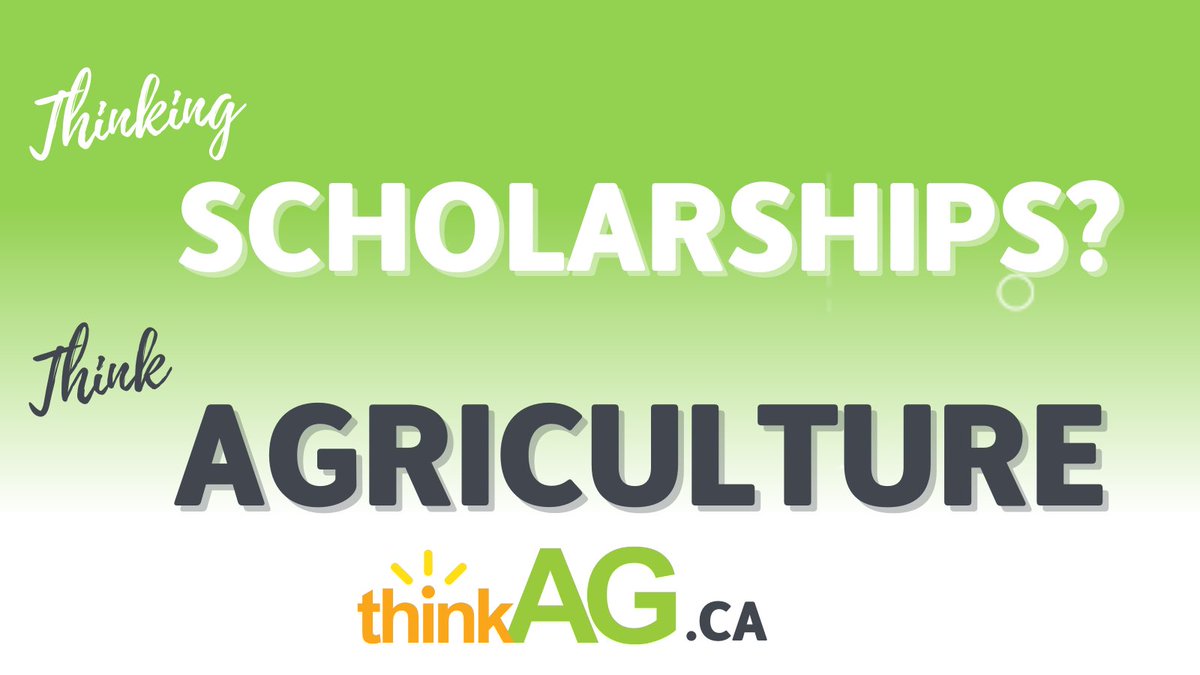 AITCCanada's tweet photo. Know someone heading off to university this year? #thinkAGthursday
The thinkAG website hosts a list of scholarships and university program options for students looking to pursue a career in AG. Share it with the students in your life!
https://t.co/LypS8zDEWT https://t.co/A2IzvZW10h