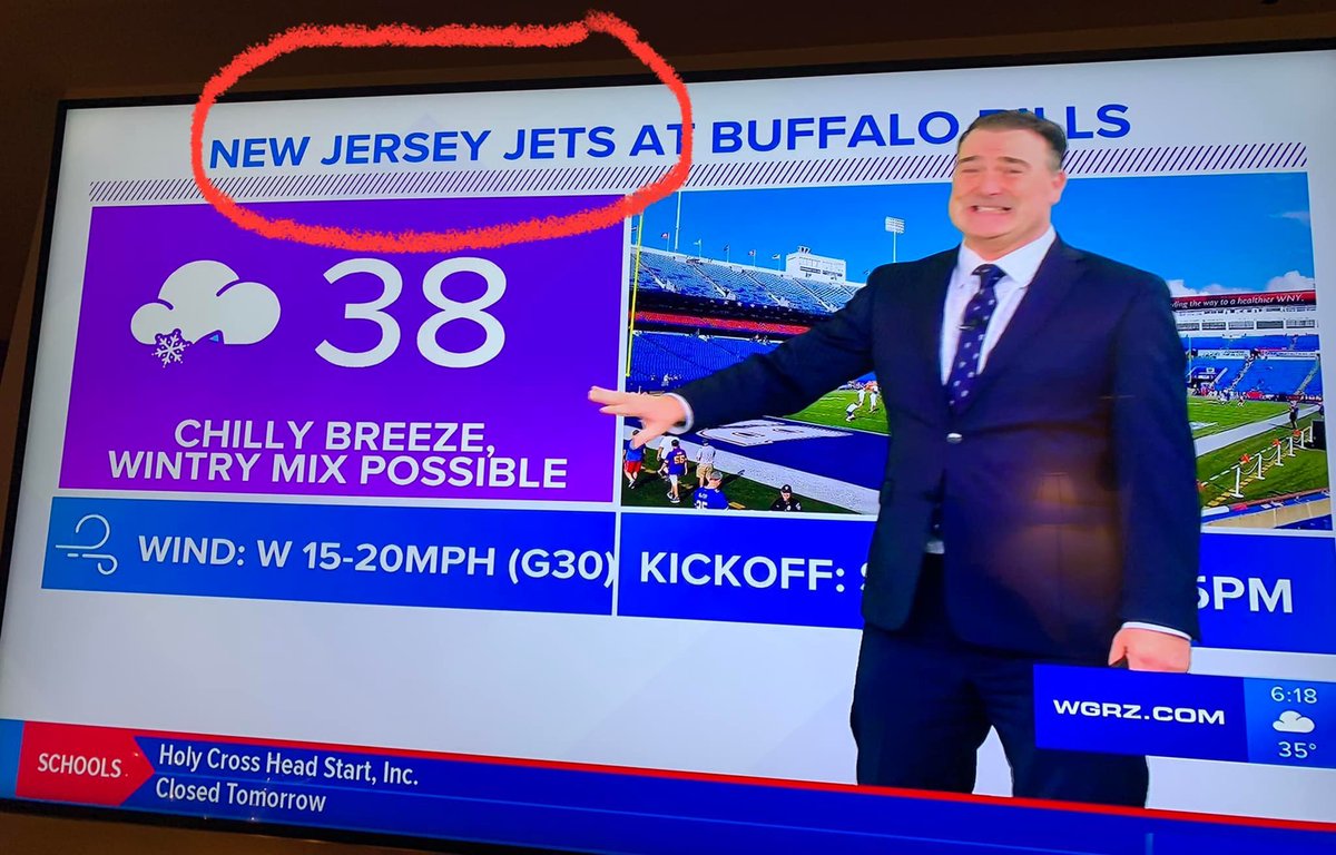 WGRZ emphasizing one NY football team.

📸: Rachel Sk