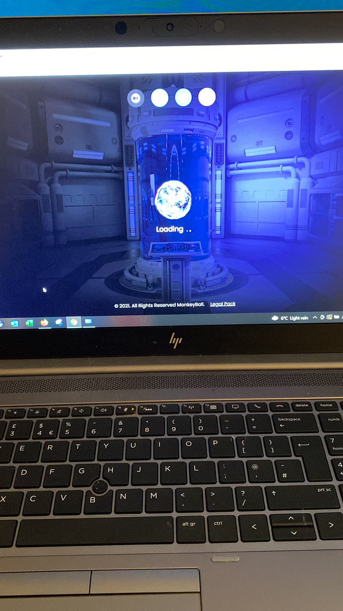 Cynthy454's tweet photo. @monkeyballgame Stuck like this from before you even sent out this tweet - around 30 mins. Anyone else’s NFT mint been stuck on “loading” for this long? https://t.co/b1ApKsFSfE