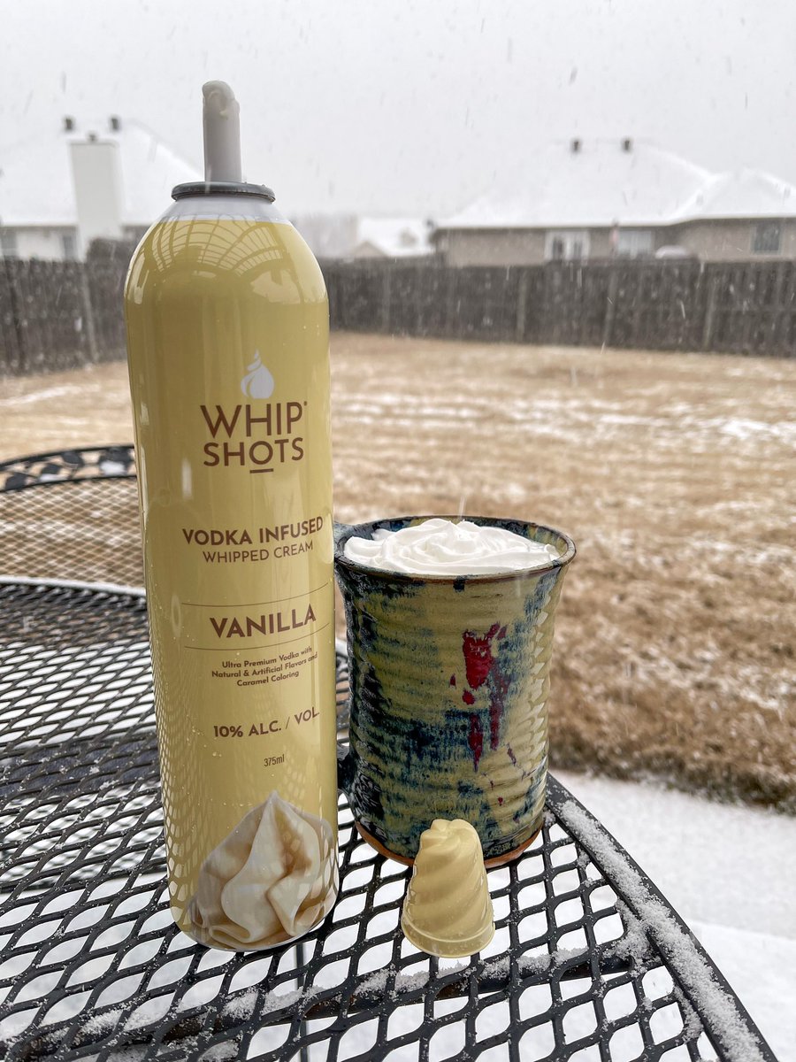 It’s my Birthday☕️❄️! It literally hardly EVER snows in my hometown. What a perfect way to start my day off!! Coffee topped with #WhipShots <a href="/iamcardib/">Cardi B</a>  Cheers to 27!!❤️