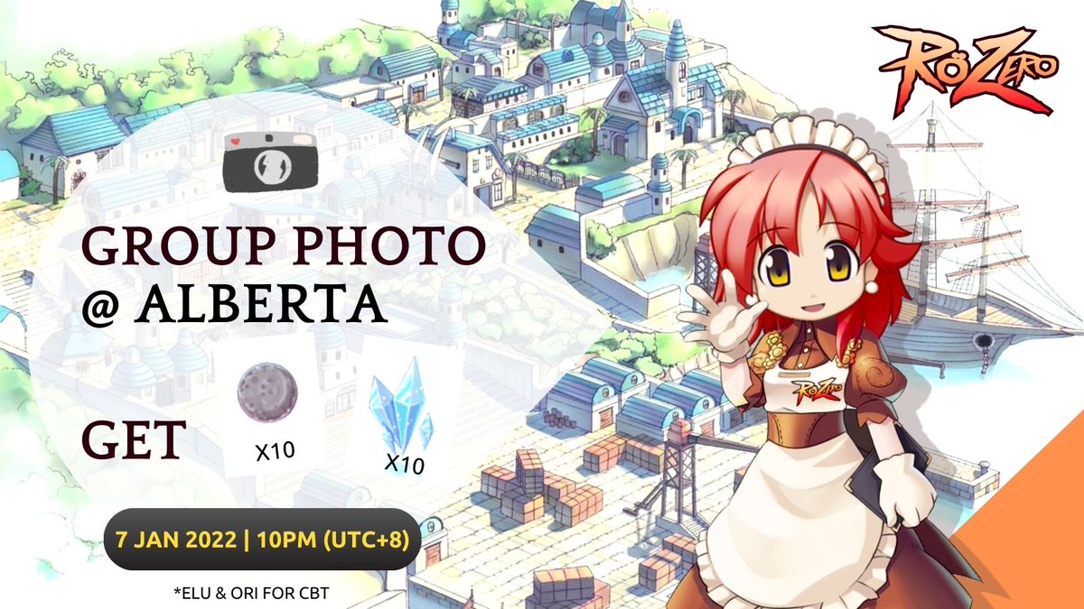 ZeroNFTGame's tweet photo. 📸Let's take more photo to get ELUx10 + ORIx10 to win CBT challenges!!
See you guys at ALBERTA at 10pm (UTC+8)
Register get free items > https://t.co/2ClQLZJNGe
Download here > https://t.co/PmVMK52sKa
#GameFi #PlayToEarn #NFTGame #CBT #ClosedBeta #ROzeroNFT #ROzero #Ragnarok https://t.co/CXDmWGBLe8
