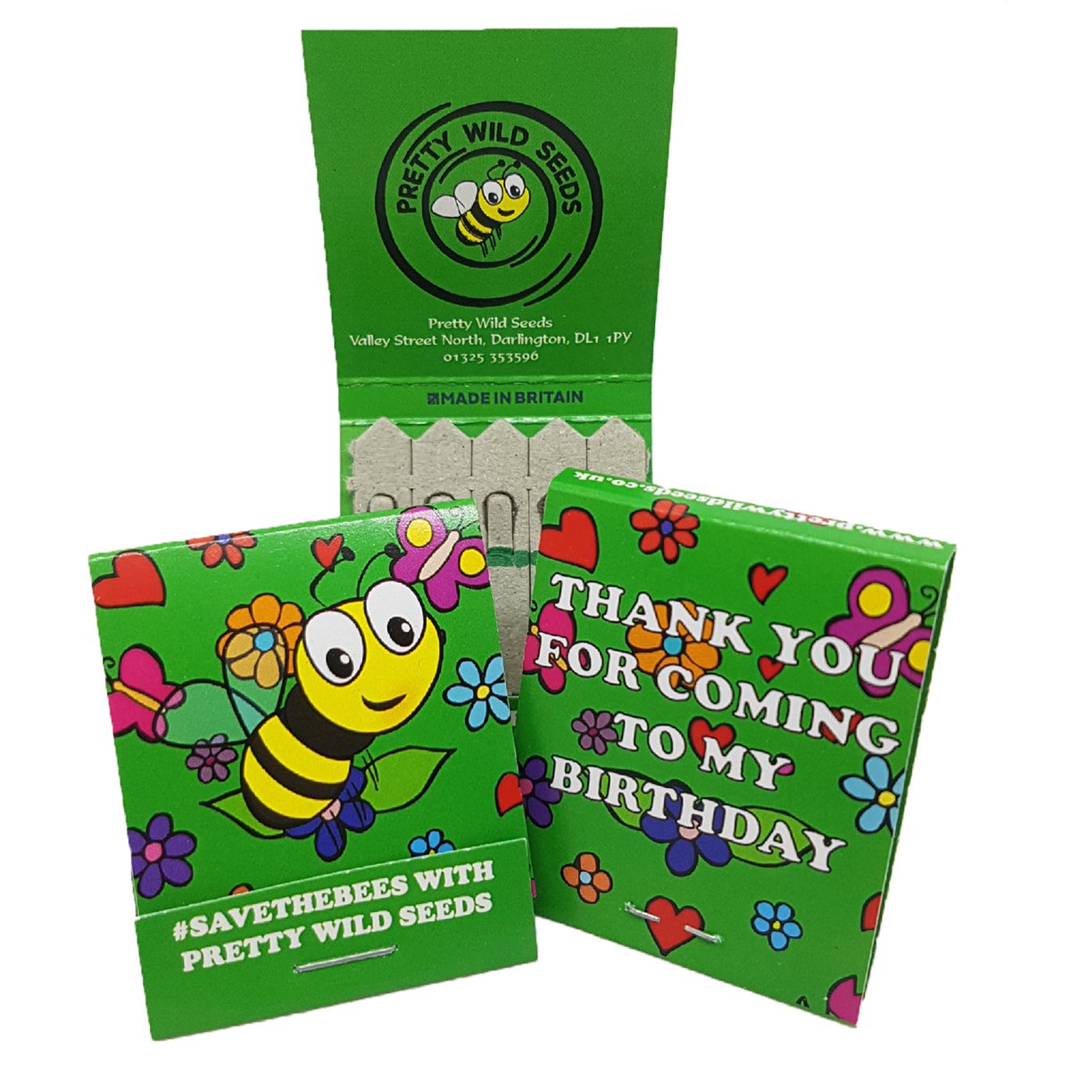 These handy seed sticks go down an absolute treat in kids party bags after a Birthday party
 prettywildseeds.co.uk/product/thank-…

#birthday #partybag #birthdaygift #thankyou #seedsticks #savethebees