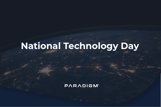 MyParadigmTech's tweet photo. It’s National Technology Day! Celebrate the technology that continues to change our lives.

#NationalTechnologyDay #ParadigmTechnology https://t.co/BBz6r84Vuh