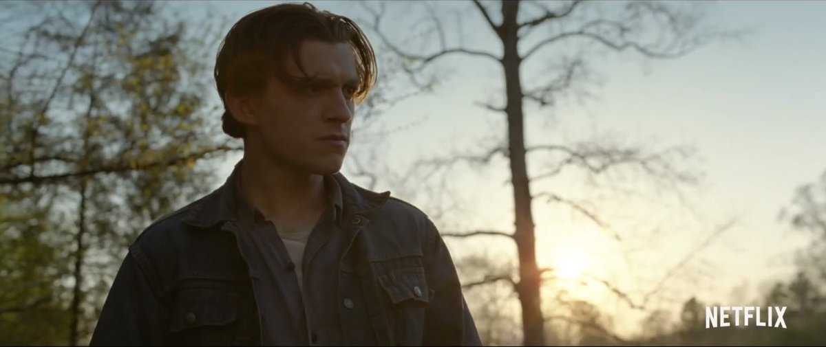 tomhollandfiles's tweet photo. tom holland as arvin russell could get it any time 🥵 https://t.co/2D0Q8gR0b3