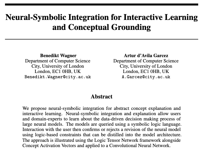 BeneWagner's tweet photo. Happy to introduce you to our latest work on taking a neural-symbolic approach to explainable AI with @AvilaGarcez published at NeurIPS 2021 Workshop on Human and Machine Decisions, 
https://t.co/W6qB44GzWJ https://t.co/t52KI1ahAg