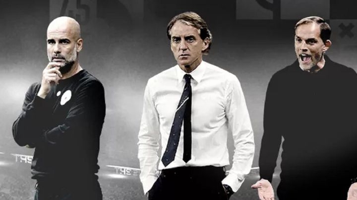 noticierovv's tweet photo. #6Ene Guardiola, Mancini y Tuchel, finalistas al Mejor Entrenador de la FIFA 2021 https://t.co/Qf3RLFIwyy

#NoticieroVenevision #Deportes #FIFA #TheBest #Guardiola #Macini #Tuchel https://t.co/K5PXHLcPLp