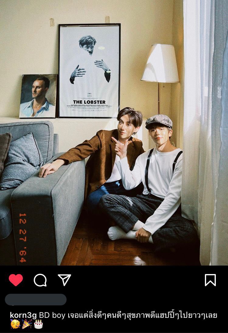 Korn IG: BD boy I wish you only meet good people and good things.  Healthy and happy for a long time. 🥳🎉🎂

HBD P’Gung 🧸🤍 #9862dayswithGung