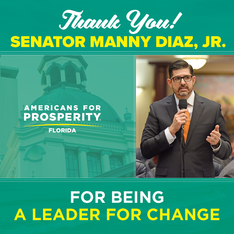 AFPFlorida's tweet photo. Thank you, @SenMannyDiazJr for sponsoring #SB986, Collaborative Practice in Health Care
Your sponsorship expands health care access and breaks down medical barriers.
We appreciate you! ππ» https://t.co/CL4phFNOyq