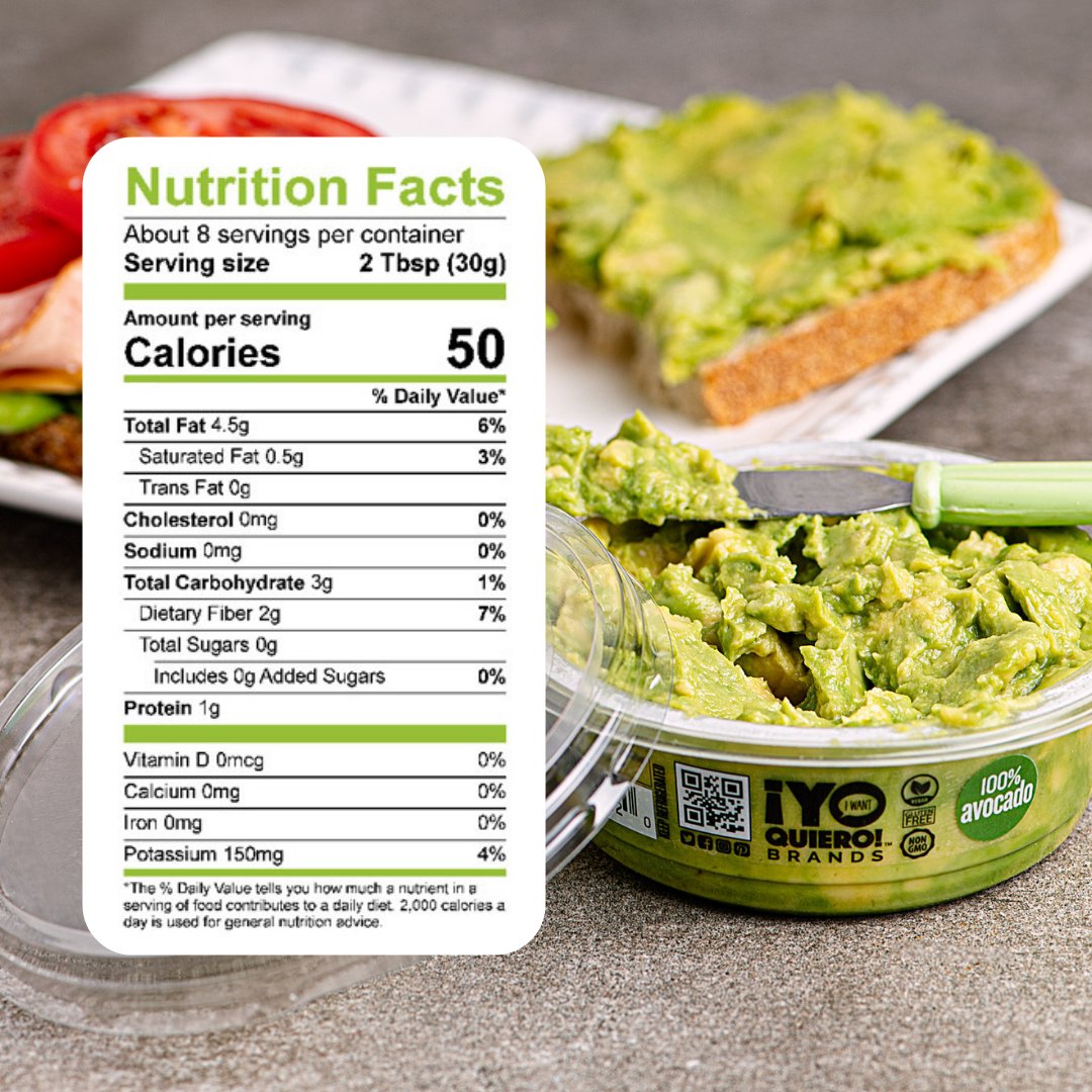 YoQuieroBrands's tweet photo. Itโs whatโs on the inside that counts! โค๏ธ
โ
100% Real Hass Avocado
โ
Gluten Free
โ
Vegan
โ
Non-GMO
Find a Store Near You ๐ https://t.co/hwB4Dpy8Eo
#resolvetoeatbetter #mashedavocado #goodfats https://t.co/yQSFb1jkt5