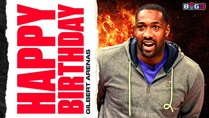 Happy Birthday to the one and only Gilbert Arenas!      
