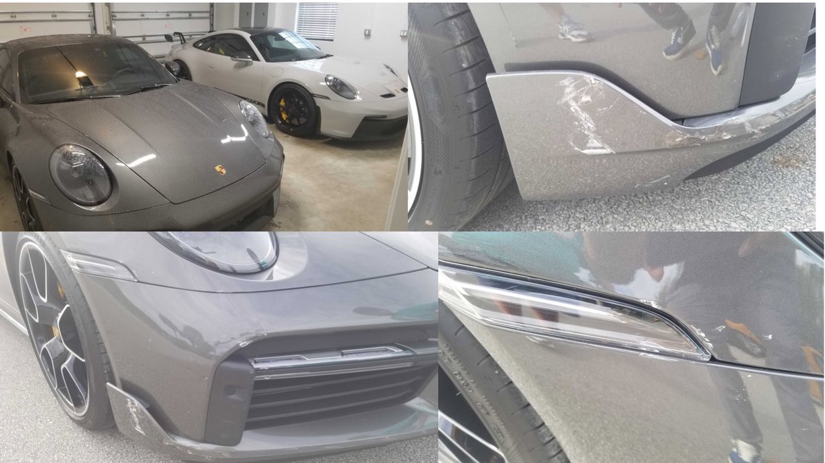 captain6171's tweet image. Dude hit my car. It’s fixed now, how much do you think the final bill was? It’s a 911 Turbo S (992) FIRST person to guess closest WITHOUT going over gets .05eth — RT and random person gets .05eth as well (if you RT gotta follow as well to win)