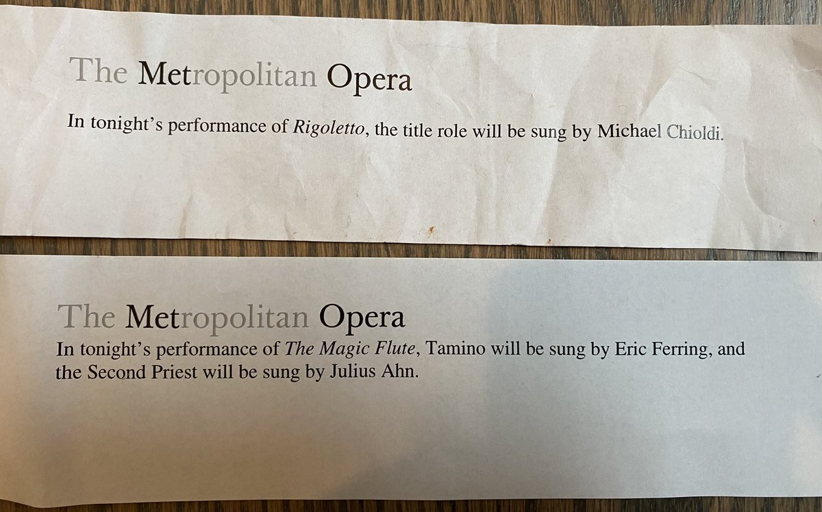 Tis the season of covers. Was deeply moved by Michael Chioldi’s powerful performance on Tues, and he’ll also be singing the role on Jan 7 and 11.