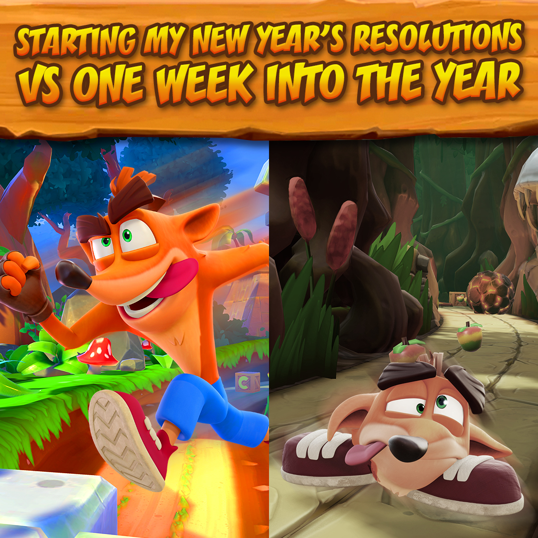 Crash Bandicoot: On the Run tweet media