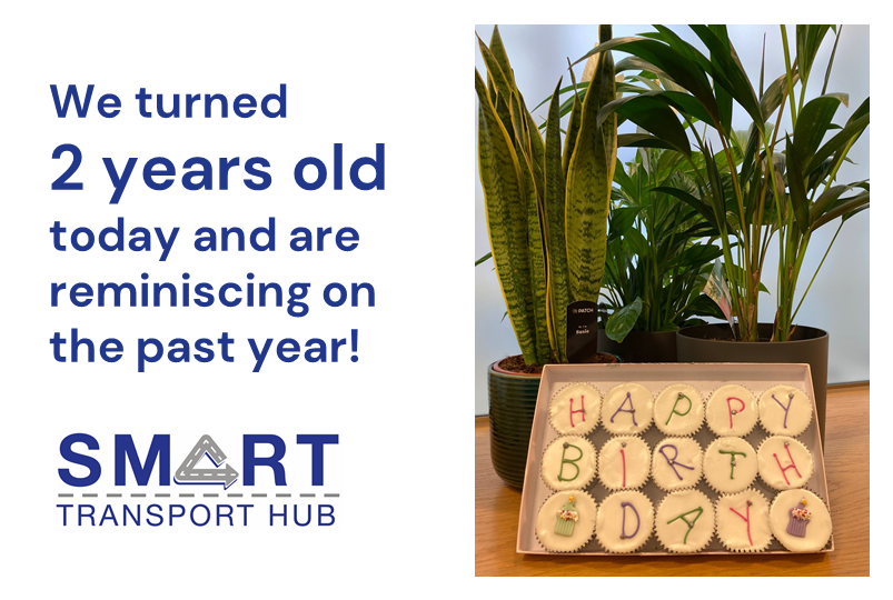 It's our company's 2nd birthday today! 

Today, two years ago, <a href="/Smartransport_H/">Smart Transport Hub</a> started out with just one full-time employee. We are now an award-winning, accredited company with a strong team of ten people.

See the full post on LinkedIn: linkedin.com/posts/smart-tr…