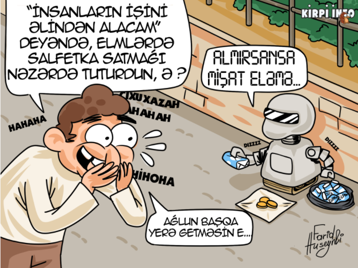 Robotlar ilk növbədə kimləri işsiz qoyacaq
#kirpi #kariaktura #azvisionaz #news #xeberler #gundem #yumoristik #satirik #ordanburdan #kirpiweb #kirpijurnali