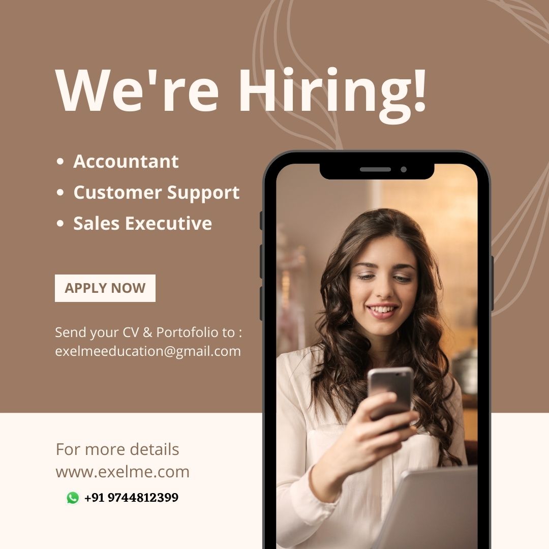 ExelmeEducation's tweet photo. Here is a great opportunity for a Junior Accountant.
The candidate should be well versed in Excel Tally and ready to join immediately with good salary package will be provided and it's a great opportunity to work with manufacturing company
#hiring #jobvacancy #accountantjobs https://t.co/blicj7yT7k
