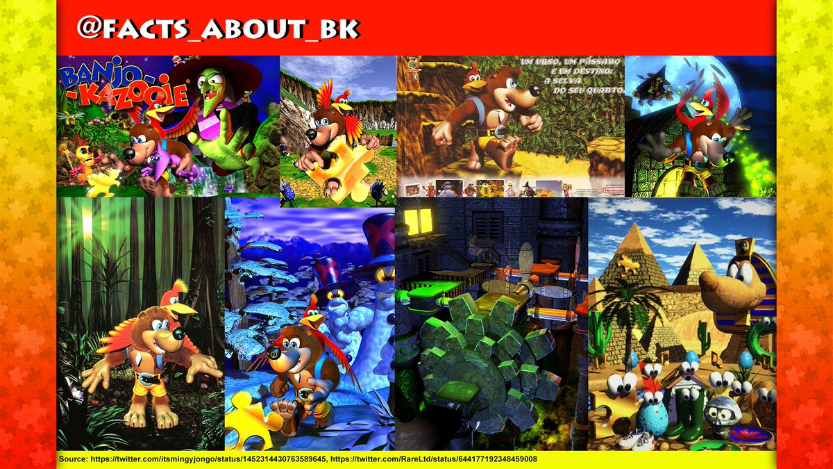 Facts about Banjo-Kazooie 🪺 on X: Before the #BanjoKazooie