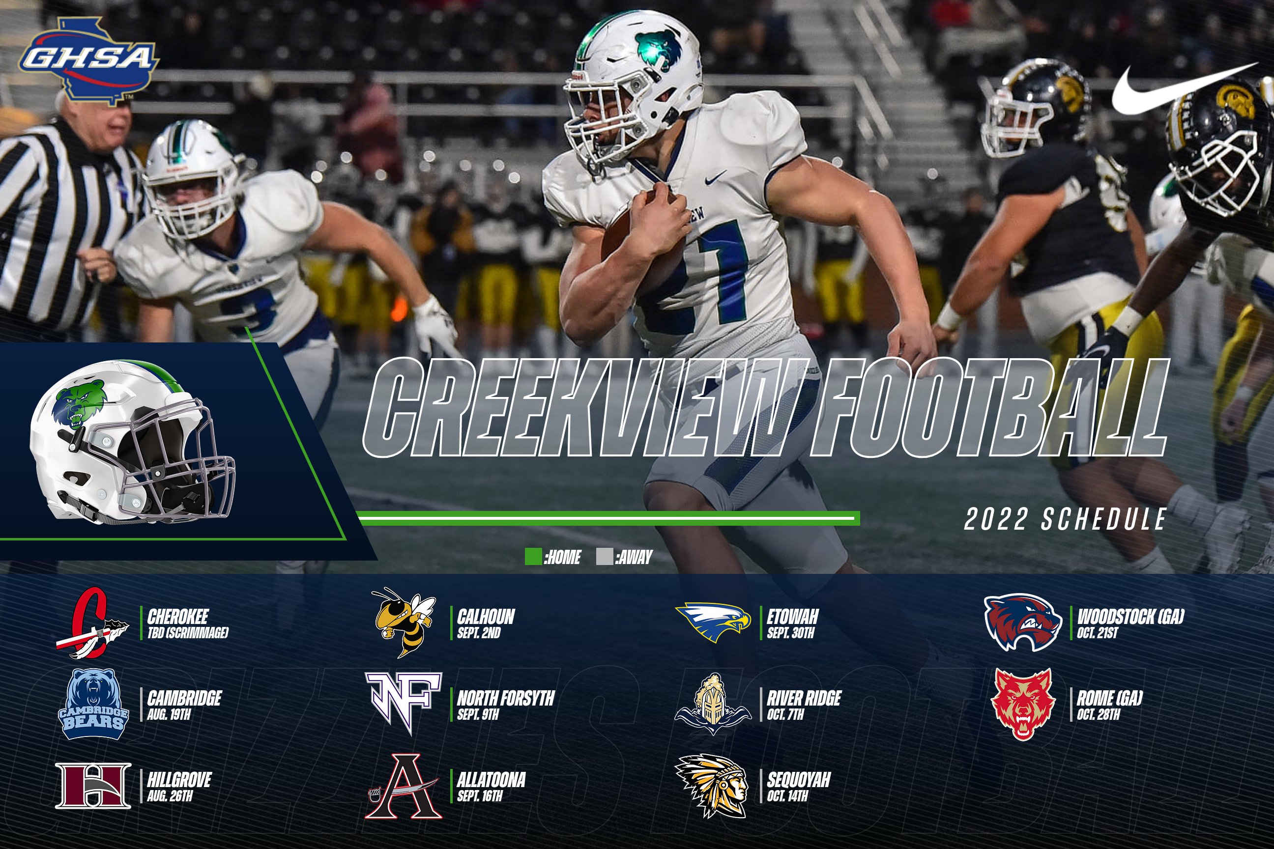 Grizzly Football Schedule 2022 Creekview Grizzly Football (@Ftballattheview) / Twitter