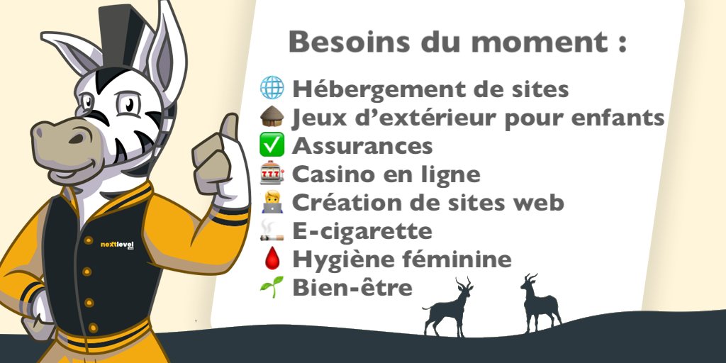 A tous nos partenaires 📢
Êtes-vous prêts à commencer l'année avec une bonne dose de commandes NextLevel ? 😏
Si oui, suivez le guide et rédigez des articles sur les besoins ci-dessous, les gains ne devraient pas tarder à arriver 😉💸
A bientôt sur nextlevel.link !