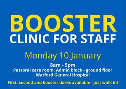 Pop-up COVID19 vaccine clinic on 10th Jan!

#BoostYourImmunity