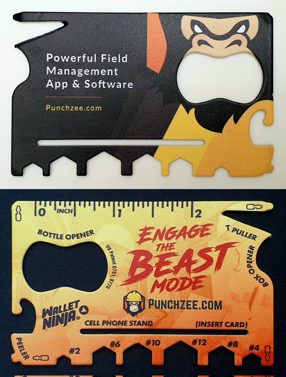 LauriTunnela's tweet photo. The #beastest business cards ever for @PunchzeeApp by our very own @jmaliranta 💪 Like it? #engagethebeastmode #businesscards https://t.co/SlDsiTxx10