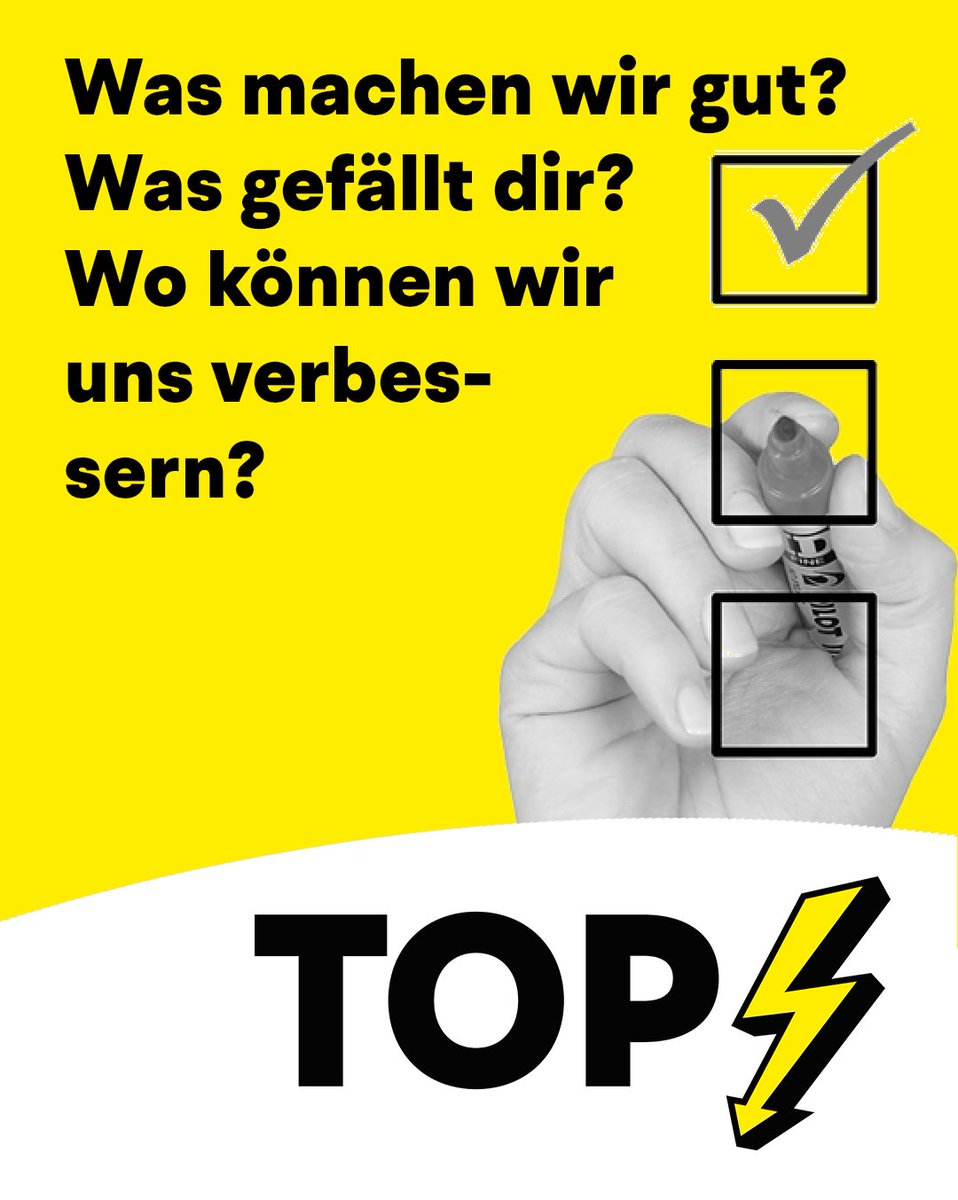Jetzt ausfüllen und uns unterstützen:
toponline.ch/umfrage