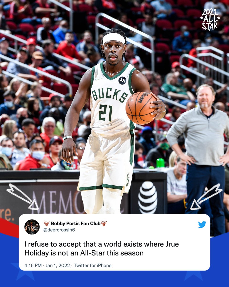 Bucks's tweet image. We couldn't agree more. 

RT to vote @Jrue_Holiday11 into the #NBAAllStar game.