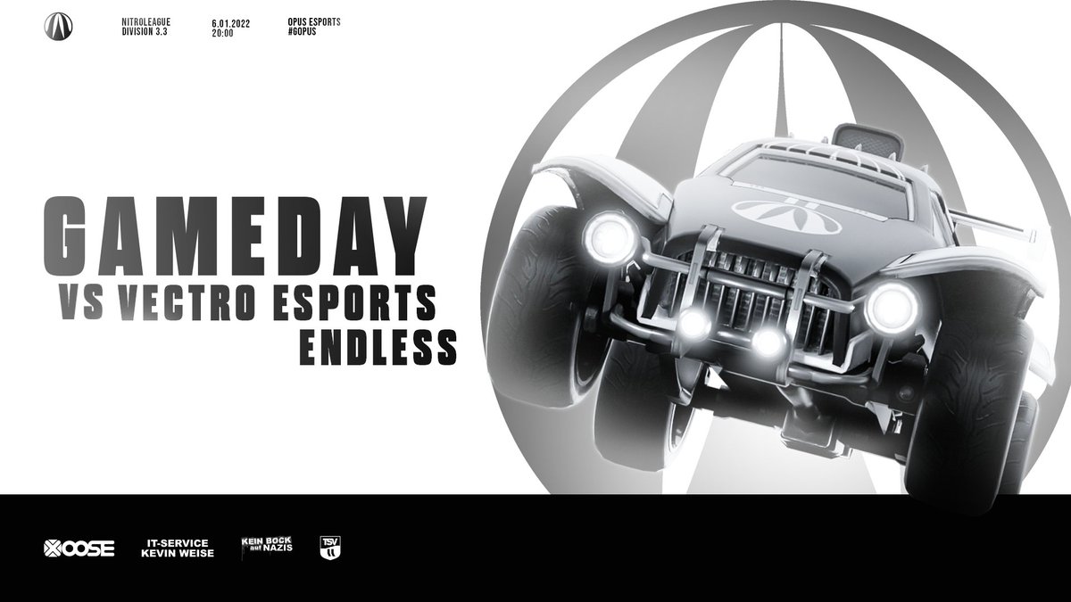 Weiter gehts in der <a href="/NitroLeagueRL/">Nitro League Legacy</a>!
Unser Academy Team spielt heute um 20:00 Uhr gegen <a href="/VectroEsports/">Vectro</a> Endless. 
GLHF

#GOPUS #OPUSRL