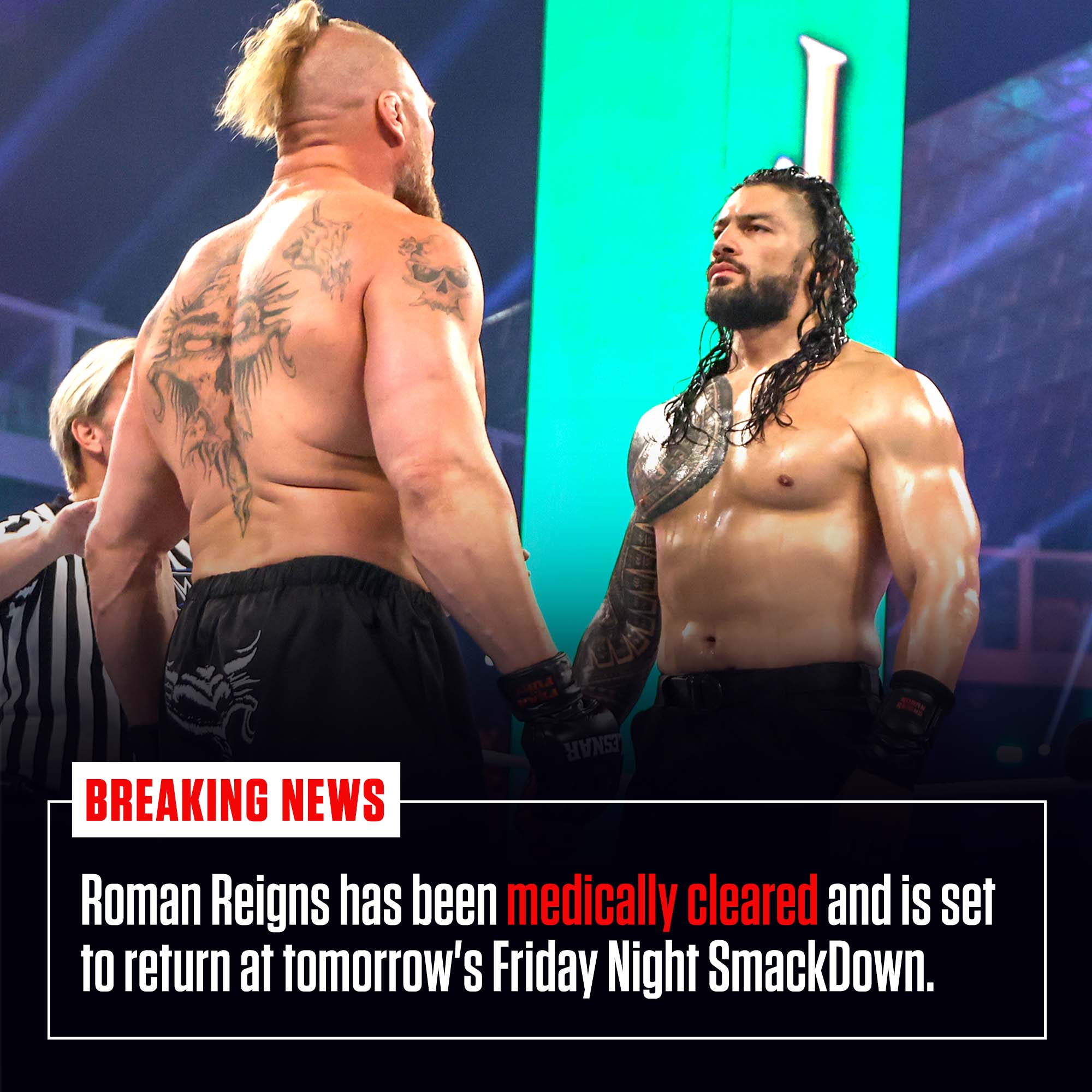 WWE Smackdown: Roman Reigns Cleared To Return From COVID-19 1
