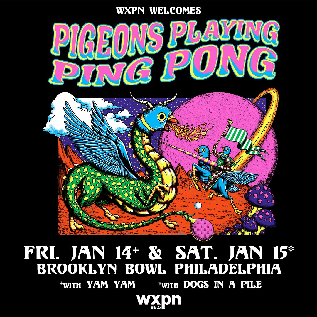 PPPPhilly Update: Next weekend's shows have been moved to <a href="/BBowlPhilly/">Brooklyn Bowl Philadelphia</a> 🎳 We'll be joined by <a href="/yamyamband/">YAM YAM</a> on 1/14 and @dogsinapileNJ on 1/15, ticket links below. Original tickets will be honored, stoked to check out the new bowl!