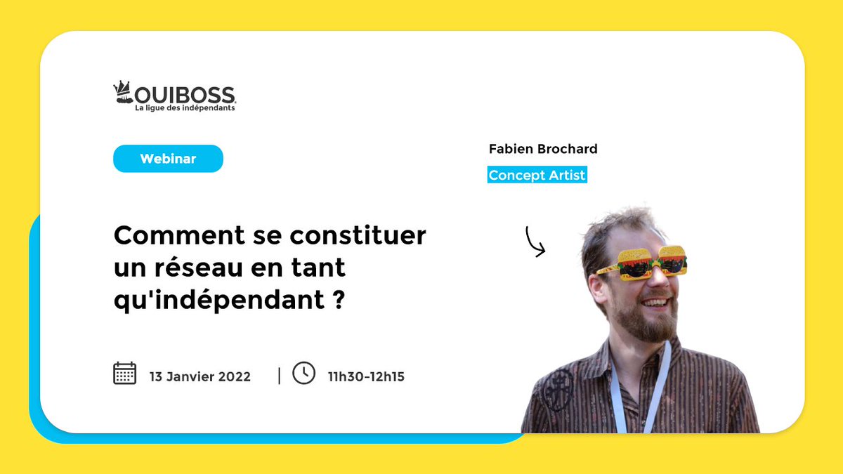 Join me for a chat on networking for freelance next thursday, thanks to <a href="/Ouiboss1/">Ouiboss.com</a> 
In French obviously ;-)

linkedin.com/events/comment… 

#networking #freelancers #freelance #webinar #talk #conceptart #zoom #LinkedIn