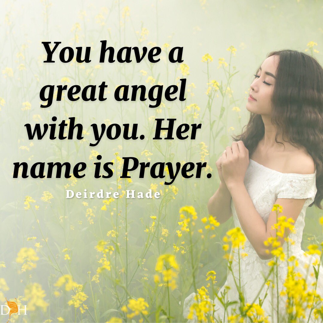 The angel Prayer is a celestial being of pure light and pure love. Call to her, and she will carry your prayers directly to God. Then God's benevolence will reign upon you and will heal you.
