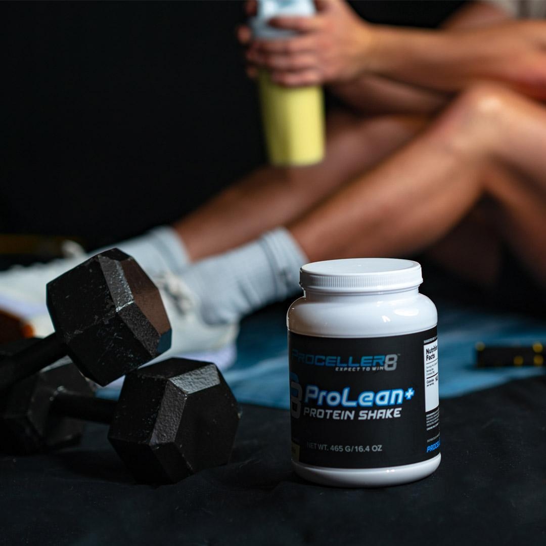 You put in the work, so you deserve a protein powder that does the same. Our ProLean Protein Shake supports the natural development and maintence of lean muscle and is available in two delicious flavors. Try it today! #Proceller8 #P8 #Expect2Win bit.ly/ShopProLeanTub