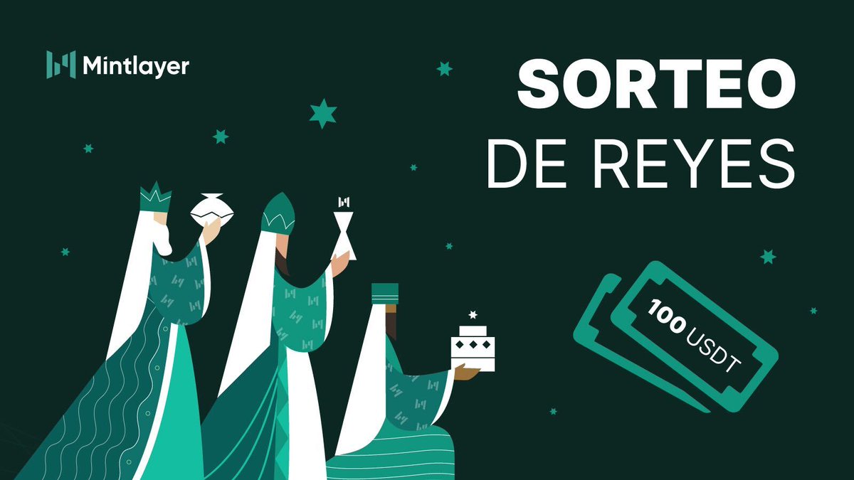 💥NUEVO SORTEO💥

Para celebrar el día de Reyes vamos a sortear con <a href="/mintlayer/">Mintlayer</a> 300 USDT entre 3 ganadores 🎁🥳

Requisitos:

1⃣Dar like y RT ✅
2⃣Seguir a <a href="/healthy_pockets/">Healthy Pockets</a>🙌
3⃣Unirse a la comunidad de MintLayer: t.me/MintlayerESP

🍀Suerte🍀 #HODL