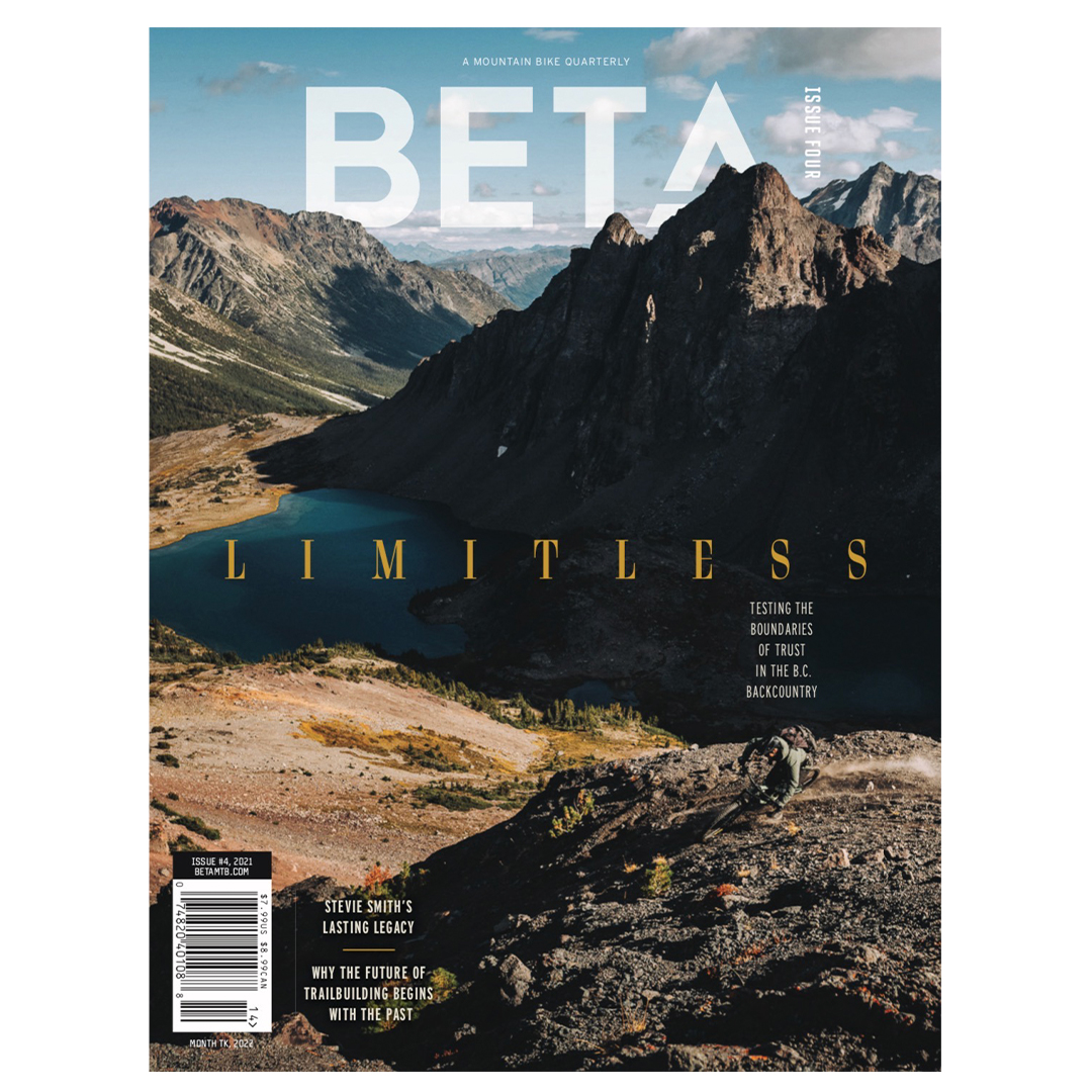 Kenny Smith and the Skypilot Jacket making the cover of .@betamtb from an 8 day trip into the remote Niut Range.⁠
⁠⁠
📸 <a href="/margusriga/">Margusriga</a>⁠
⁠
#7mesh #anytwowheels #hogging