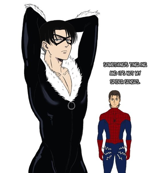 — Не ну я визжу хддд. Титосы в супергероях.. интересно 😸

#riren 
Art by @raiza_delatorre