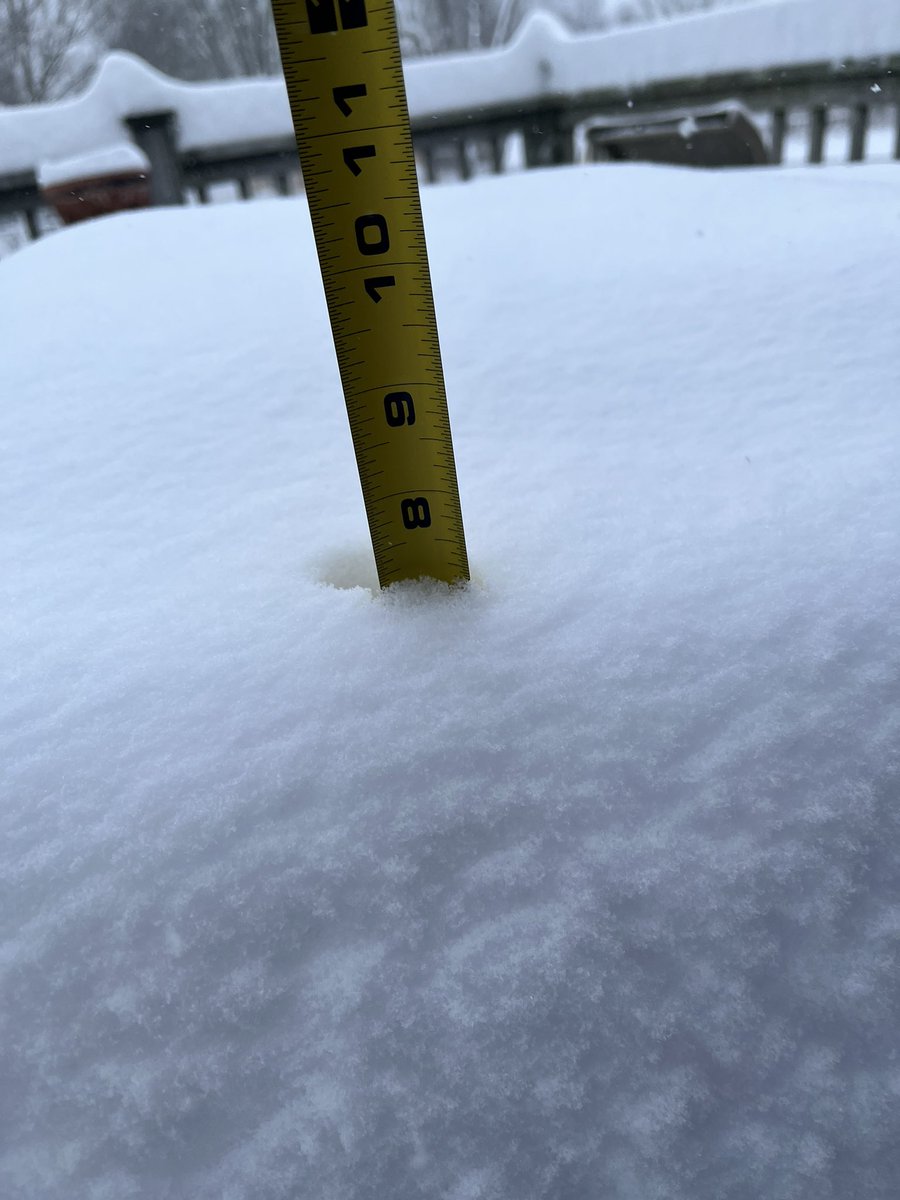 Just a little snow here in Harrodsburg. <a href="/Kentuckyweather/">Chris Bailey</a> <a href="/BillMeck/">Bill Meck</a>